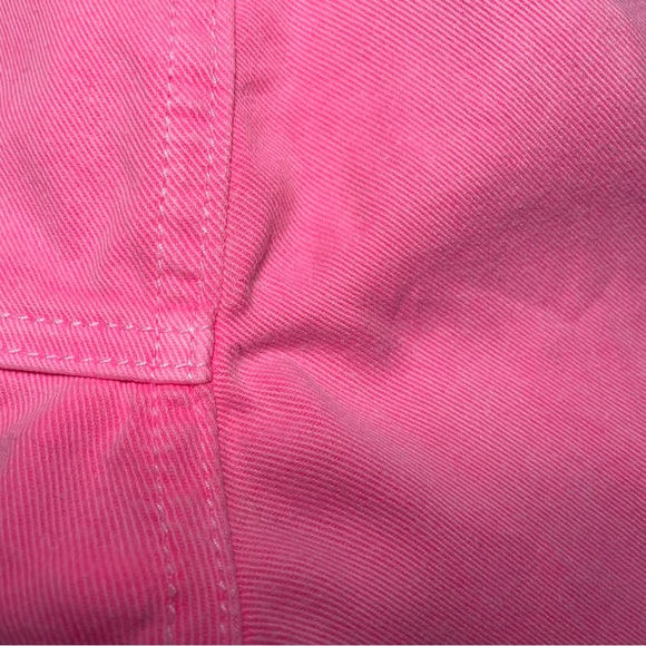 Roma Studio premium collection pink distressed edge cropped jacket - Picture 4 of 10